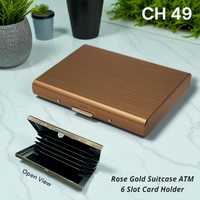 Carteras Minimalistas Delgadas de Cuero Genuino con Bloqueo RFID, Ecológicas y Vintage, para Tarjetas de Crédito, para Hombre y Mujer, con Clip