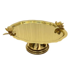 Elegante Soporte de Metal para Pastel con Diseño de Rama de Rosa en Plata y Oro, de la Mejor Calidad, para Decoración de Bodas, Fiestas y Hogar, en Oferta - Product Image 6