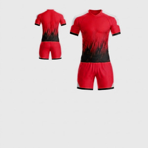 Tenue de football élégante et tendance, vêtements de sport confortables pour hommes et femmes, ensembles de maillots de football respirants et à séchage rapide, service OEM, nouveau design - Product Image 5