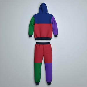 Ensemble de survêtement athlétique deux pièces pour hommes, personnalisable, pour le jogging, la course et l'entraînement - Product Image 2