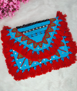 Nuevo diseño hecho a mano bordado trabajo Rajasthani Banjara bolsa para mujeres y niñas venta caliente en Dubai Qatar POR ARTESANÍA DE LUJO - Product Image 2