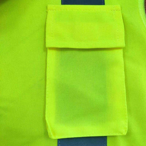 Gilet de sécurité personnalisable avec bande réfléchissante haute luminosité, vêtement réfléchissant avec logo - Product Image 6