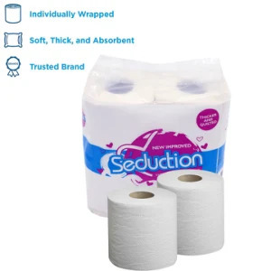 Papel Higiénico Ecológico de Bambú, Desechable, de 2 Capas, de Alta Calidad - Product Image 4