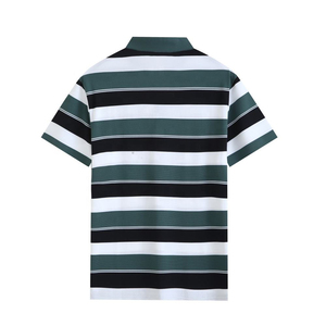 เสื้อโปโลแขนสั้นทรงเข้ารูปสำหรับผู้ชาย ผ้าเนื้อนุ่มพรีเมียม สวมใส่สบาย - Product Image 4