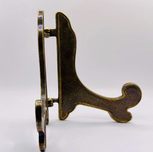 Support en laiton pour assiettes, taille personnalisée, prix abordable, fait main, idéal pour la table à manger, décoratif - Product Image 2