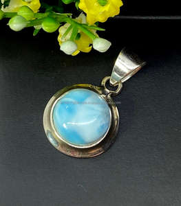 Colgante sólida de plata 925, colgante de ópalo, collar de piedra lunar, colgante bohemio, colgante hecho a mano de tres piedras, regalo colgante para ella - Product Image 6