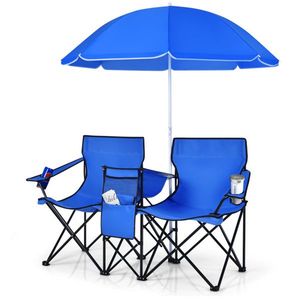 Outdoor Camping Chair with Umbrella for Beach Use - Product Image 2