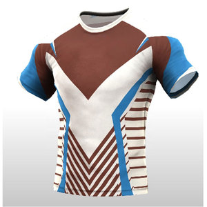 Camiseta de Rugby Transpirable para Hombre, Nombre del Equipo Personalizado, Ropa Deportiva para Adultos, Camiseta de Secado Rápido con Estampado por Sublimación, Uniformes de Entrenamiento de Fútbol - Product Image 6