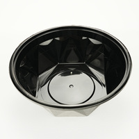 Bols en plastique jetables, capacités personnalisables, adaptés aux nouilles, salades, soupes, riz, contenants d'emballage alimentaire portables