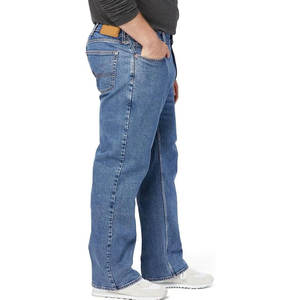 Pantalones Vaqueros Flexibles de Corte Relajado para Hombre, Cómodos, de Algodón Elástico, para Uso Diario, Casuales, Duraderos, a la Moda - Product Image 6