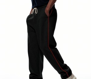 OEM <b>Fleece</b> Sweatpants <b>Fleece</b> <b>Joggers</b> Private Label Sweatpants for US Streetwear Retailers Custom Production - Product Image 3