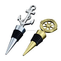 Ensemble de bouchons de vin en acier inoxydable avec dessus en bois Nouveau bouchon de bouteille de champagne de bière préféré Style unique Bouchons amovibles faciles