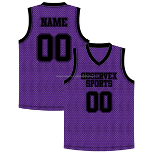 Uniforme de Baloncesto de Alta Calidad, Personalizado para Equipos, Diseño Retro, Ropa Deportiva de Malla, Reversible, para Hombres, Mujeres y Jóvenes, OEM - Product Image 1