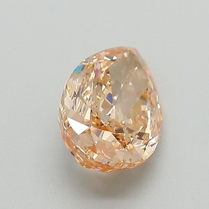 Diamant de laboratoire certifié IGI, fantaisie orange-jaune, taille poire, diamant non monté pour la vente en gros de bijoux fins - Product Image 2
