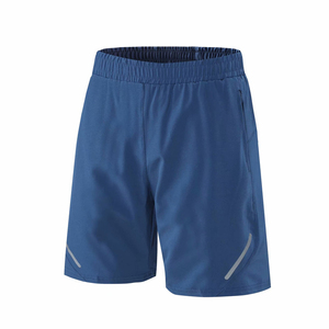 Men's Solid Color Polyester Sport <b>Shorts</b> With Drawstring Waist And Side Pockets <b>Quick</b> <b>Dry</b> Mid Rise Design - Product Image 3