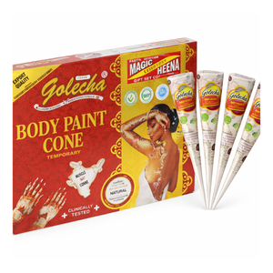 Conos y Tubos de Henna Blanca al por Mayor, Producto Certificado a Base de Resina Natural, 60 Paquetes por Caja, para Maquillaje Nupcial y Arte Corporal - Product Image 1