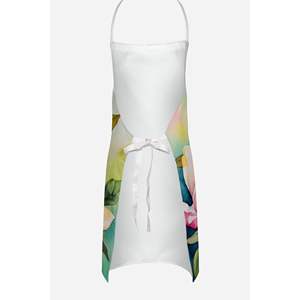 Mississippi Magnolia Aquarelle Unisexe Grand Tablier Multicolore pour Cuisine Cuisson Artisanat Jardinage-pour Femmes et Hommes Adultes - Product Image 4