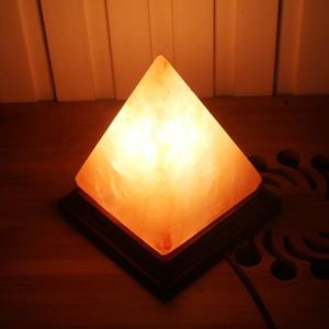 Himalayan Pyramid Salt <b>Lamp</b> Modern LED Night Light for Bedroom <b>Table</b> Home Decor Wholesale Bulk Supplier From Pakistan - Product Image 1