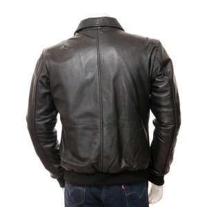 Chaqueta de Cuero Vintage para Hombre, Personalizable, Transpirable, de Alta Calidad, Chaqueta de Invierno de Cuero Vacuno Genuino - Product Image 2