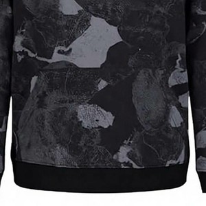 Sudadera con Capucha de Forro Polar para Hombre, Camuflaje, Corte Regular, Estampado Informal de Invierno, 100% Algodón, Bordada, Resistente al Viento, 370g - Product Image 3