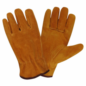 High Performance Heavy Duty Cowhide Split Leather Driving <b>Gloves</b> General Purpose Flexible Anti-static Abrasion Resistant - Product Image 6