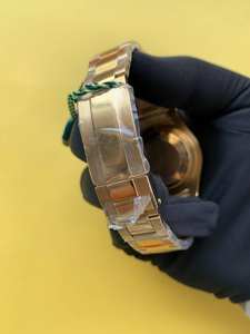 BOJ Plain R.O.L.E.X.73 Premium Style Gold Tone Stainless Steel <b>Mechanical</b> Japanese Auto Wrist <b>Watch</b> Swiss Made <b>Watch</b> <b>For</b> <b>Men</b> - Product Image 4