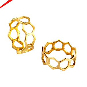 Anillos de servilleta decorativos de madera y metal, artículos decorativos para el hogar y hoteles - Product Image 4