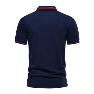 Camiseta Polo para Hombre, Tallas Grandes, Transpirable, de Algodón, Diseños y Logotipo Personalizados OEM, Estilo Casual Tejido, Técnicas de Impresión - Product Image 3