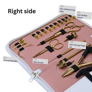Kit Profesional de Herramientas para Extensiones de Cabello, Alicates Metálicos, Tijeras, Gancho, Herramienta de Instalación y Remoción de Lazos para Instalación de Hilos de Peluca - Product Image 6
