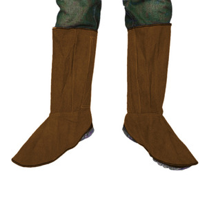 Protège-chaussures de protection individuelle en cuir de vachette pleine fleur de qualité supérieure, robuste, écologique et résistant à la chaleur - Product Image 5