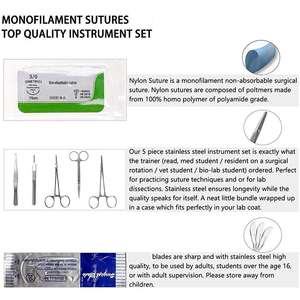 Kit de Práctica de Sutura de Silicona y PVC Duradero para Entrenamiento de Estudiantes de Medicina, Incluye Almohadilla de Sutura Grande de Alta Calidad, Marca Privada Dentavex - Product Image 5