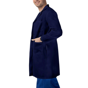 Customized Logo Printing Best Design Men's Scrub Lab <b>Coat</b> High-quality Breathable Cotton Comfortable Men's Scrub Lab <b>Coat</b> - Product Image 3