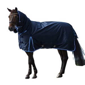 Couvertures d'hiver imperméables et respirantes pour chevaux, doublure en nylon intégrale, garnissage de 0 à 350 grammes, super douces et chaudes, toutes les couleurs - Product Image 2