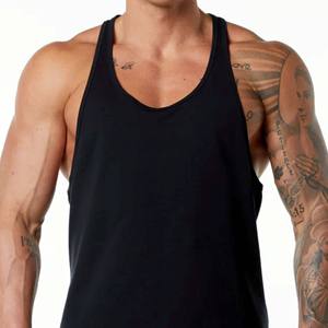 Nouveaux débardeurs de sport pour hommes, respirants, à séchage rapide, écologiques, en polyester/coton, couleur personnalisée, musculation, fitness, premium - Product Image 3