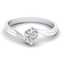 REYES – bagues de fiançailles en argent Sterling 925 pour femmes, dernière conception, coupe ronde, 0.5 carat, pierre de Moissanite unique, bijoux originaux
