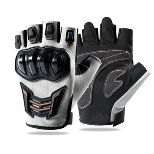 Guantes de Motociclismo para Hombre, Protección Rígida, Dedos Completos, Deportivos, para Ciclismo y Carreras, Medios Dedos - Product Image 1