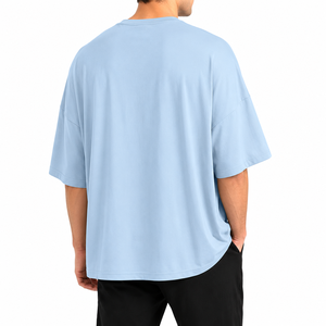Qelonto Unisex Custom Graphic Oversized Long <b>T</b>-<b>Shirt</b> 220 Gsm Heavyweight 100% Cotton Eco-Friendly Casual Blank Print Men Women - Product Image 2