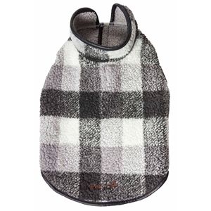 Cappotto Isolante Classico a Quadri per Cani in Nero, Abbigliamento per Animali Domestici - Product Image 6