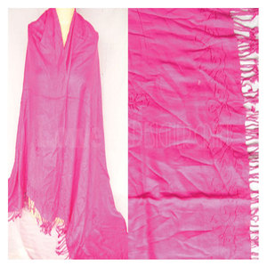 Elegante Bufanda de Viscosa con Bordado, Chal de Diseño en Rayón Premium, Ligero, Suave y Estiloso, Accesorio de Moda para Mujer - Product Image 1