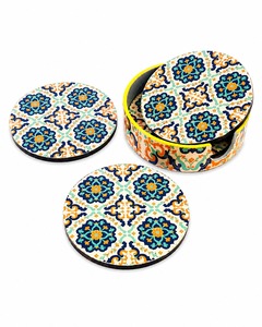 Juego de posavasos de MDF con logotipo personalizado para eventos promocionales, regalos corporativos y soluciones de branding empresarial - Product Image 4