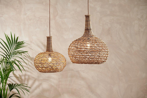 Meilleur fournisseur de lampes suspendues en bambou et rotin, luminaire tissé à la main pour la conception d'hôtels - Product Image 4
