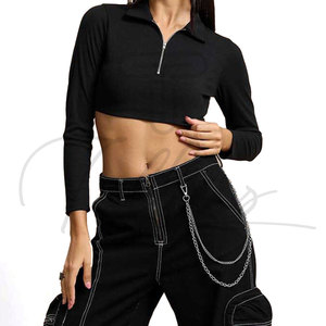 Nouveau Stock en Ligne - Vente Flash : Crop Top Femme au Design Tendance, Nouvelle Collection, Prix Abordable, Personnalisable - Product Image 5