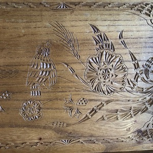 Handcrafted Eco-friendly Wooden Serving <b>Tray</b> with Engraved Design | Customizable Traditional Decorative Tea & Food Serving <b>Tray</b> - Product Image 6