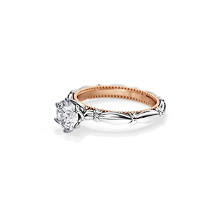 1Carat Lab-Grown Round Cut Diamond <b>Ring</b> Classic 14K Rhodium Plated IGI Certified Engagement & Wedding Party Jewelry - Product Image 5
