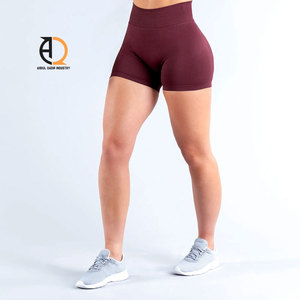 Women's Double Layer Active Workout <b>Shorts</b> Quick Dry Running with Elastic Waist Breathable Yoga <b>Short</b> Wholesale - Product Image 3