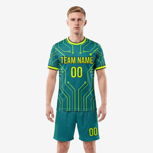 Uniformes de Fútbol Personalizados al por Mayor para Hombre, Transpirables y Cómodos, Sublimados, Conjuntos de Camisetas de Fútbol para Hombre, Ropa Deportiva Personalizada para Equipos - Product Image 2