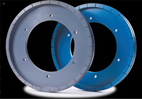 200x80mm Roda Gerinda Berlian Berikatan Logam untuk Mesin Pemoles Keramik Porselen