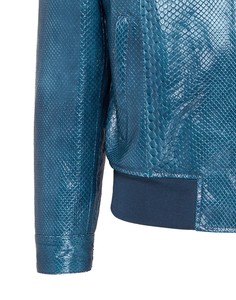 แจ็คเก็ตหนังวัวลายงูหลามสุดเท่ห์ งานฝีมือระดับพรีเมียม ดีไซน์มีสไตล์ เหมาะสำหรับใส่ในชีวิตประจำวัน สไตล์ลำลอง - Product Image 2