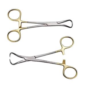 Pinza para toallas de alta calidad de 13.5 cm, de acero inoxidable, veterinaria, puntiaguda, con certificación CE y 1 año de garantía, en venta. - Product Image 2