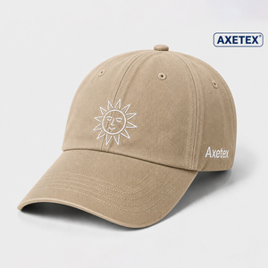 Sun Embroidered <b>Dad</b> <b>Hat</b> Trendy Sun Embroidered <b>Dad</b> <b>Hat</b> For Streetwear OEM ODM Manufacturing Custom Embroidery Pakistan Supplier - Product Image 1